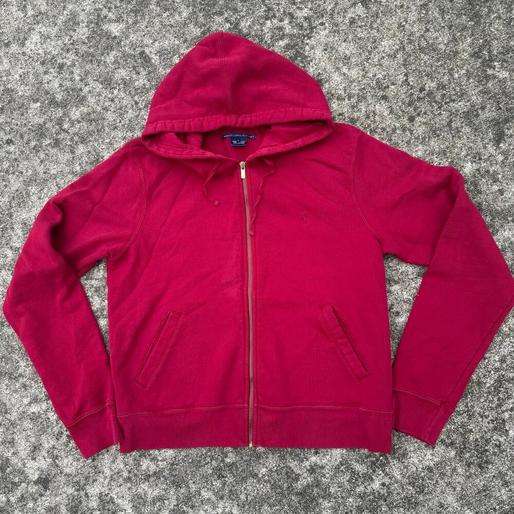 Ralph Lauren Red Zip-Up Hoodie